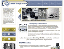 Tablet Screenshot of bluechipmold.com